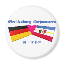 I Love Mecklenburg-Vorpommern ist mir lieb magnets