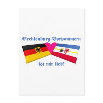 I Love Mecklenburg-Vorpommern ist mir lieb postcards