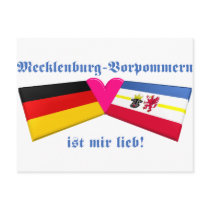 I Love Mecklenburg-Vorpommern ist mir lieb postcards