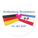 I Love Mecklenburg-Vorpommern ist mir lieb stickers
