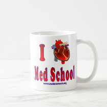 I Love Med School mugs
