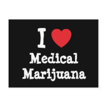 I love Medical Marijuana heart custom personalized postcards by funnycustomtshirts I love Medical Marijuana heart custom personalized postcards