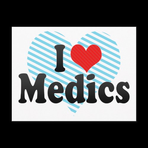 I Love Medics Post Cards