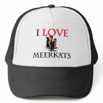 I Love Meerkats Mesh Hats