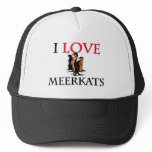 I Love Meerkats hats