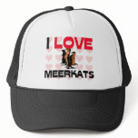 I Love Meerkats hats