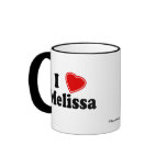 I Love Melissa mugs