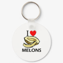 I Love Melons keychains