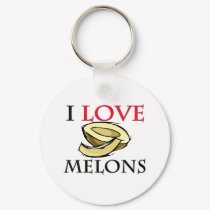 I Love Melons keychains