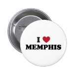 I Love Memphis Pinback Buttons