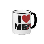 I Love Men Coffee Mugs