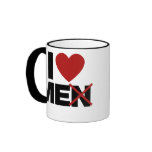 I Love Men mugs