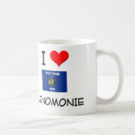 I Love Menomonie Wisconsin Coffee Mugs