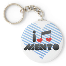 I Love Mento Keychain