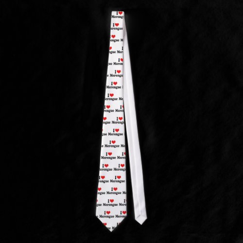 I Love Merengue Custom Ties