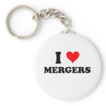 I Love Mergers Key Chains