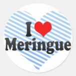 I Love Meringue Stickers