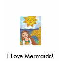 I Love Mermaids! t-shirts by susanmcgarvey I Love Mermaids! t-shirts