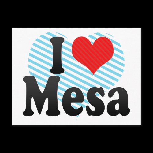 I Love Mesa Postcard