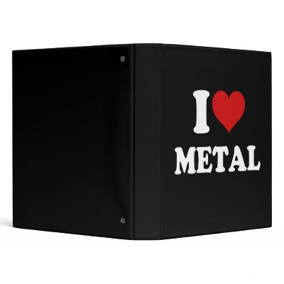 I Love Metal binders