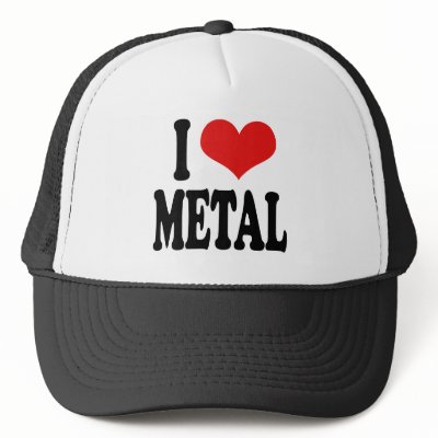 I Love Metal hats