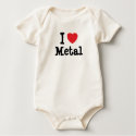 I love Metal heart custom personalized t-shirts