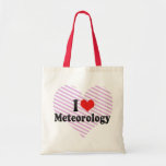I Love Meteorology Canvas Bags