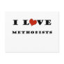 I Love Methodists Post Card
