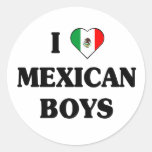 I love Mexican Boys Sticker