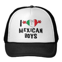 I Love Mexican Boys Woman's Hats