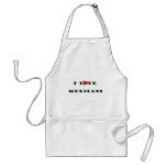 I Love Mexicans aprons