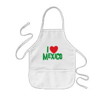 I Love Mexico Apron