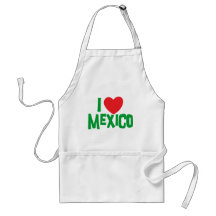 I Love Mexico Aprons
