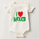 I Love Mexico Baby t-shirts by Funny_Mexican_TShirt I Love Mexico Baby t-shirts