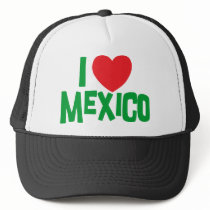 I Love Mexico Hats