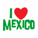 I Love Mexico Woman's Dark T-Shirt by Funny_Mexican_TShirt I Love Mexico Woman's Dark T-Shirt