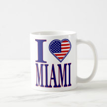 I Love Miami 4th Of July Edition Mug