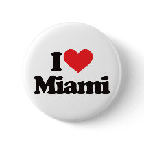 I Love Miami Buttons
