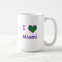 I Love Miami Coffee Mug