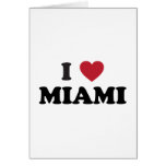 I Love Miami Florida Cards