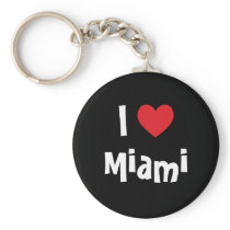 I Love Miami keychains
