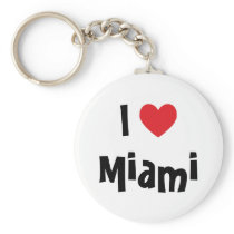 I Love Miami Keychain keychains