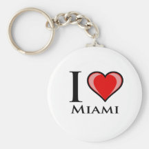 I Love Miami Keychain