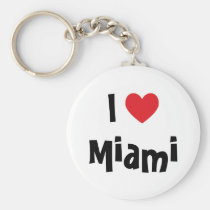 I Love Miami Keychain keychains