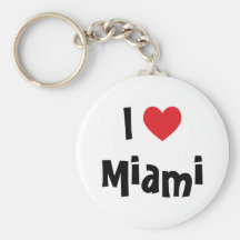 I Love Miami Keychain