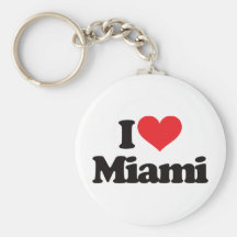 I Love Miami Keychains