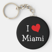 I Love Miami Keychains