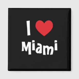 I Love Miami magnet