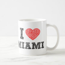 I Love Miami Mug