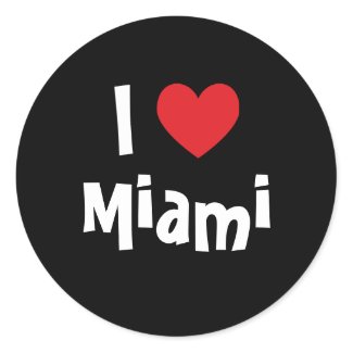 I Love Miami sticker